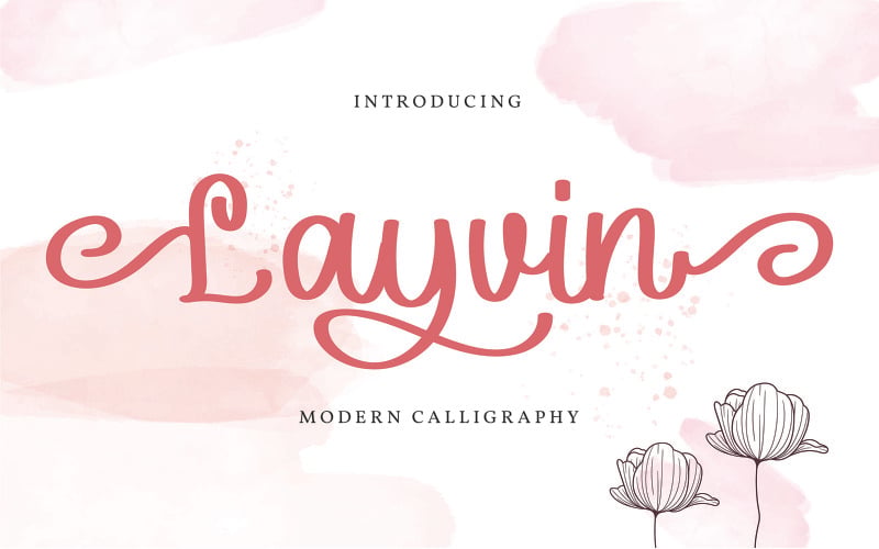 Layvin | Fonte de caligrafia moderna
