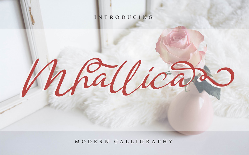 Mhallica | Font calligrafia moderna