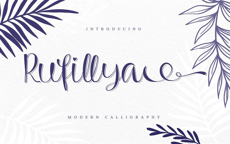 Download Шрифт "Rufillya | Modern Calligraphy Font" / Rufillya | Modern Calligraphy Font - Шрифт на тему графика font,alphabet,calligraphy,text,typography,type,abc,handwritten,art,design,drawn,style,hand,symbol,vector,graphic,modern,typeface,letter,sign