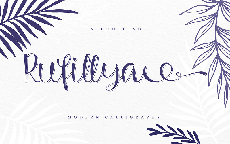 Rufillya | Police de calligraphie moderne