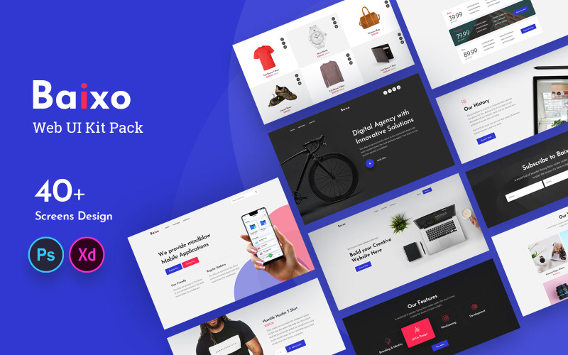 Baixo Web UI Elements