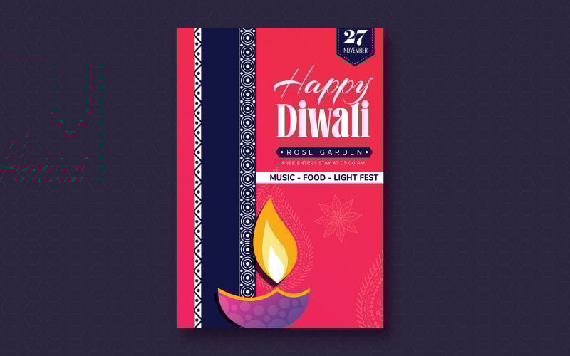 Download Фирменный стиль "Diwali Fest Flyer - Corporate Identity Template" / Diwali Fest Flyer - Corporate Identity Template - Фирменный стиль на тему графика holiday,traditional,greeting,booklet,happiness,flier,culture,invitation,template,celebration,india,indian,festival,background,card,hinduism,religion,event,lamp,season