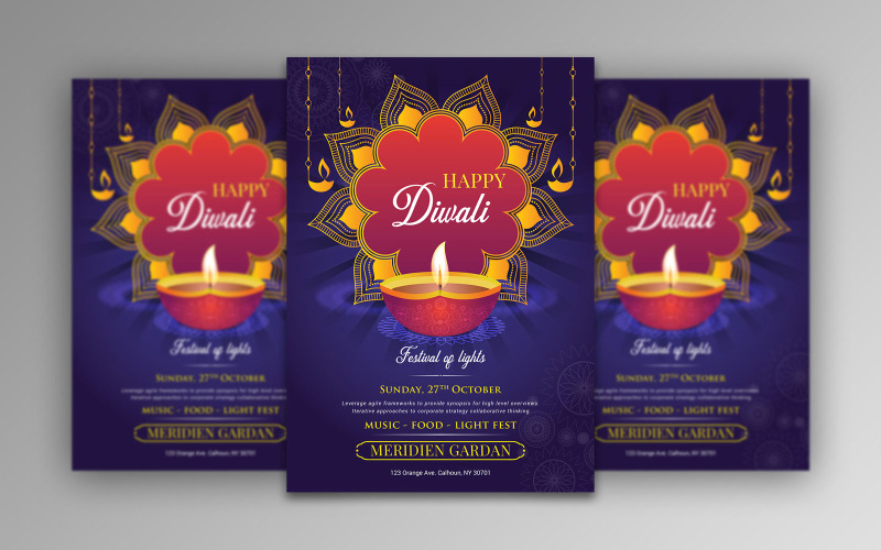 Download Фирменный стиль "Diwali Fest Flyer - Corporate Identity Template" / Diwali Fest Flyer - Corporate Identity Template - Фирменный стиль на тему графика spiritual,religious,holiday,template,background,greeting,auspicious,glow,india,festival,god,indian,invitation,celebration,season,culture,flier,light,booklet,hinduism