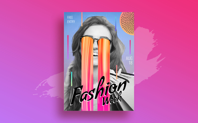 Download Фирменный стиль "Fashion Poster/Flyer - Corporate Identity Template" / Fashion Poster/Flyer - Corporate Identity Template - Фирменный стиль на тему графика fashion,template,flyer,poster,print,templates,promotion,promotions,shop,online,store,dress,psd,creative,modern