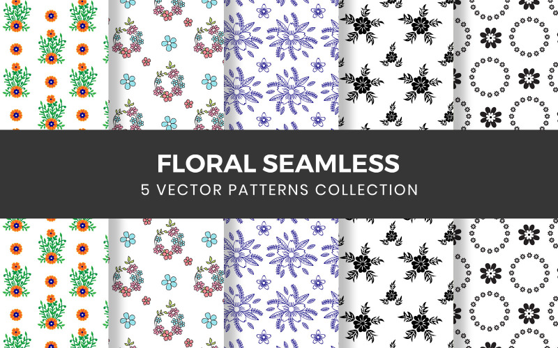 Download Иллюстрация "Floral Seamless Pattern - Illustration" / Floral Seamless Pattern - Illustration - Иллюстрация на тему графика floral,seamless,pattern,vector,greeting,card,invitation,designs,all,graphic,creative,flowers,print,templates