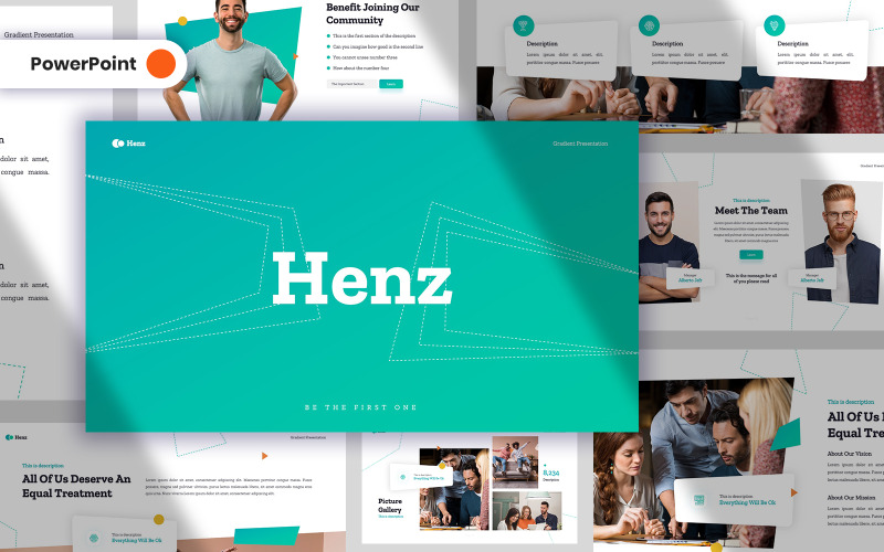 Henz Business modello PowerPoint Business