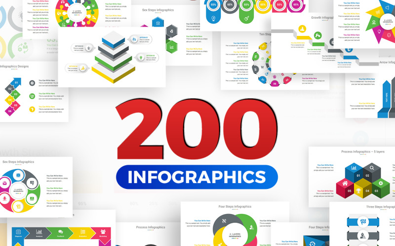 Преміум Інфографіка шаблон PowerPoint