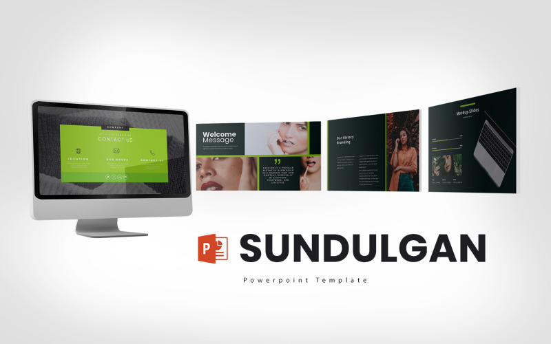 Modelo de Sundulgan PowerPoint