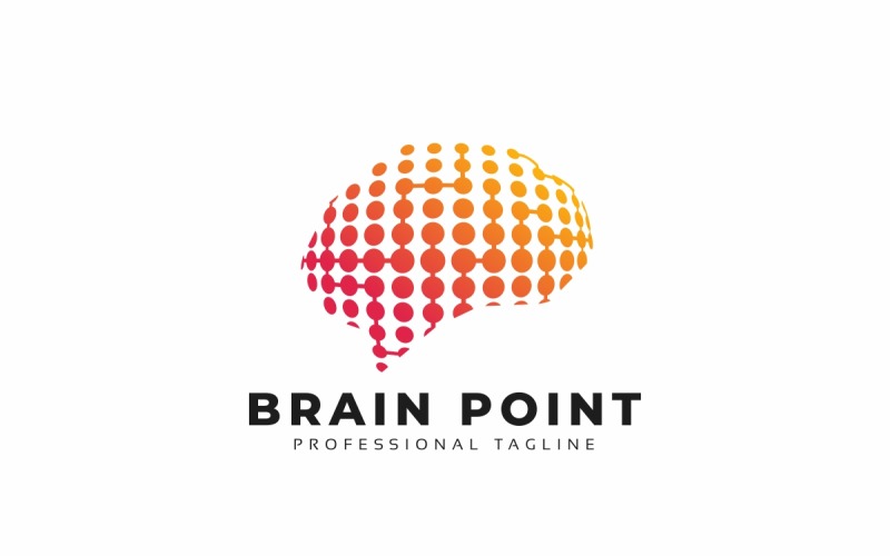 Download Шаблон логотипа "Brain Digital Logo Template" / Brain Digital Logo Template - Шаблон логотипа на тему графика abstract,agency,bold,brain,brand,branding,concept,creation,creative,creativity,data,digital,digital brain,firm,idea,identity,intelligence,intelligent,it,polygon