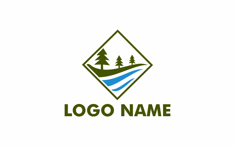 Download Шаблон логотипа "Forest Logo Template" / Forest Logo Template - Шаблон логотипа на тему графика nature,tree,landscape,forest,green,environment,outdoor,natural,summer,fog,morning,pine,spring,travel,leaf,weather,mountain,trees,panorama,woods