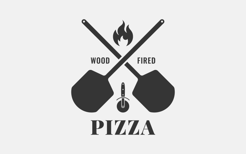 Download Шаблон логотипа "Oven Shovel. Logo Template" / Oven Shovel. Logo Template - Шаблон логотипа на тему графика pizza,logo,oven,fast,italian,open,bakery,bread,chef,classic,cook,fire,firewood,grain,hot,italy,kitchen,peel,pizzeria,restaurant