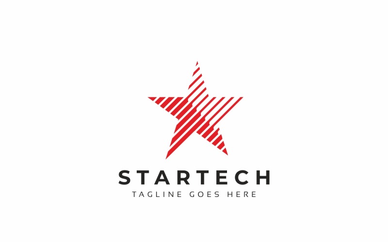 Download Шаблон логотипа "Star Tech Logo Template" / Star Tech Logo Template - Шаблон логотипа на тему графика arrow,arrows,art,audio,chat,child,chip,code,computer,creative,develop,developer,media,network,programmer,programming,shop,social,social media,soft