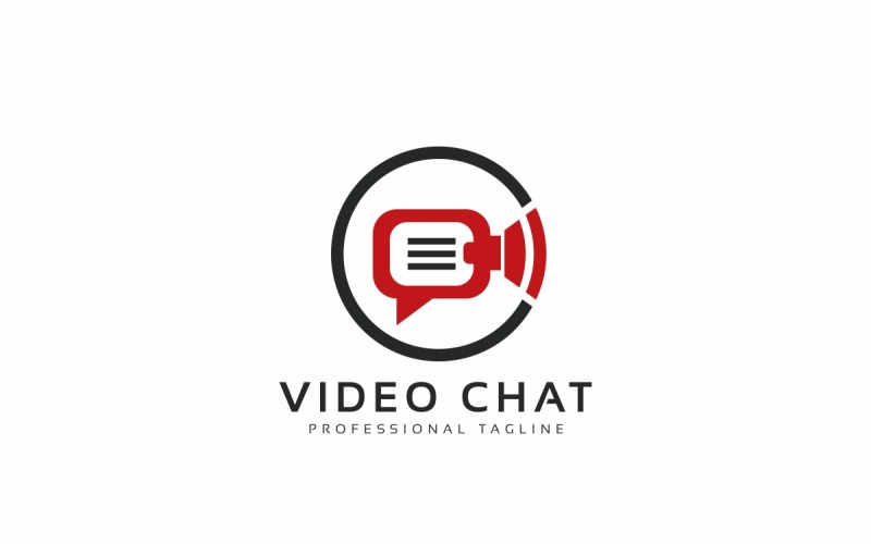 Download Шаблон логотипа "Video Chat Logo Template" / Video Chat Logo Template - Шаблон логотипа на тему графика 2021 logo,attractive,business,business logo,camera,chat,chatting,cmyk,corporate,creative,creative logo,logo template,message,object,objects,print ready,stylish,unique,video