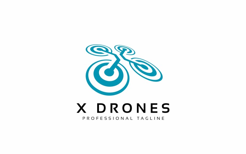 Download Шаблон логотипа "X Drones Logo Template" / X Drones Logo Template - Шаблон логотипа на тему графика black,drone,drone logo,fly,flying,letter,letter x,logo,modern,purple,red,robot,round,simplistic,template,vector