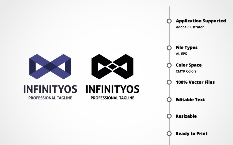 Download Шаблон логотипа "Infinity Logo Template" / Infinity Logo Template - Шаблон логотипа на тему графика administrative,agency,belief,bold,branding,business,colorful,communication,company,consult,consult logo,consulting,corporate,creative,endless,full color,human,infinity,law,logo