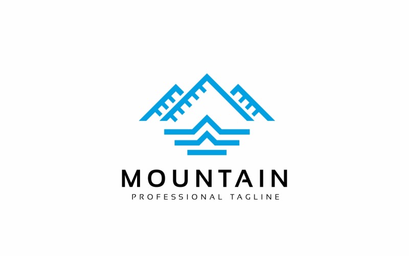 Download Шаблон логотипа "Mountain Logo Template" / Mountain Logo Template - Шаблон логотипа на тему графика adventure,agency,club,cool,design,expedition,forest,fresh,hill,identity,journey,landscape,logo,minimal logo design,mountain,nature,new,online,outdoor,peak logo