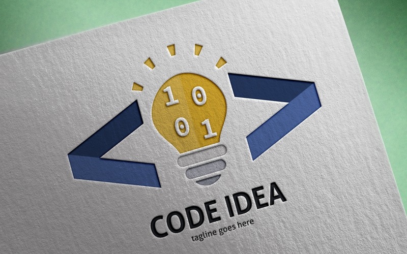 Download Шаблон логотипа "Code Idea Logo Template" / Code Idea Logo Template - Шаблон логотипа на тему графика application,bulb,code,coder,coding,computer,creative,design,developer,development,endless,flash,forum,html,idea,infinite,infinity,java,learn,logo