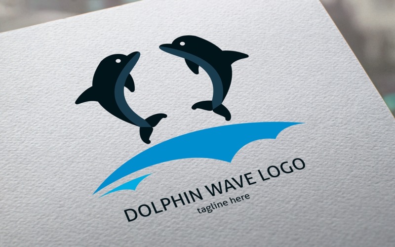 Download Шаблон логотипа "Dolphin Wave Logo Template" / Dolphin Wave Logo Template - Шаблон логотипа на тему графика animal,brand,bussiness,corporate,creative,dolphin,fish,fitness,industry,jump,media,natural,network,orca,psd logo,sea,solution,sport,structure,studio