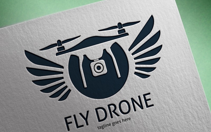 Fly Drone Logo Template