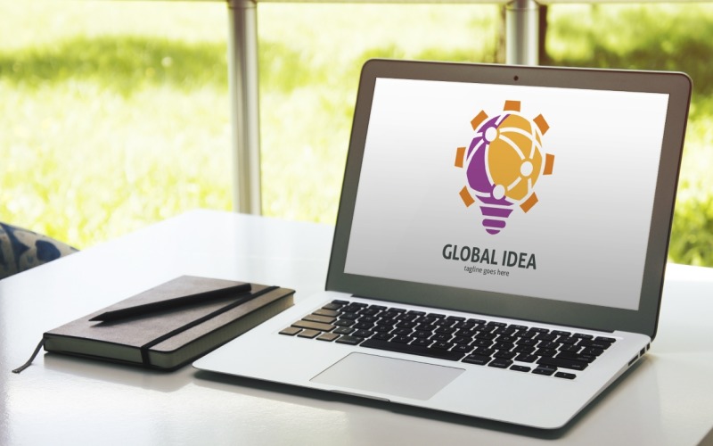 Download Шаблон логотипа "Global Idea Logo Template" / Global Idea Logo Template - Шаблон логотипа на тему графика business,company,idea,light,logo,modern,professional,studio,unique,yellow
