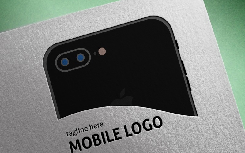 Modello di logo mobile