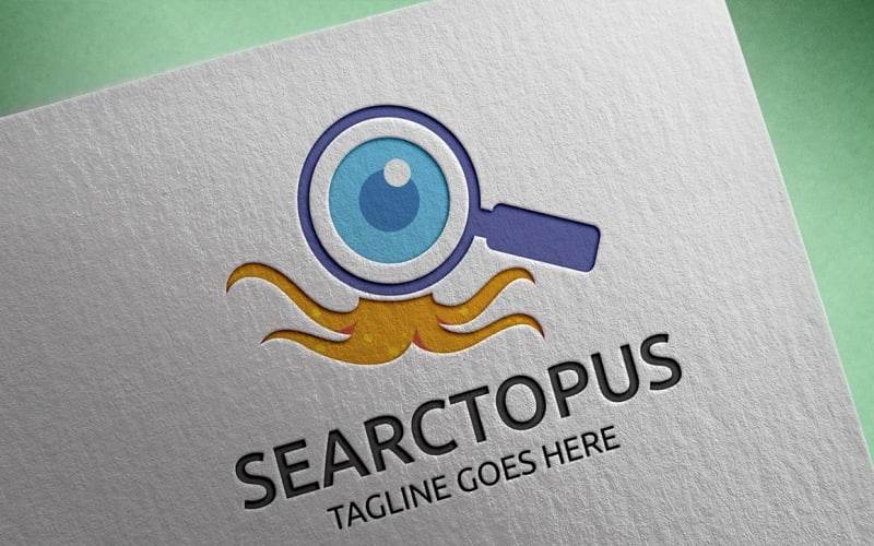 Download Шаблон логотипа "Searctopus Logo Template" / Searctopus Logo Template - Шаблон логотипа на тему графика care,caring,charity,circle,connect,connection,development,hand,healty,human,human resource,marketing,modern,network,people,social,social network