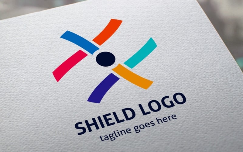Download Шаблон логотипа "Shield Logo Template" / Shield Logo Template - Шаблон логотипа на тему графика arrow,arrows,brand,branding,business,company,corporate,eps,finance,growth,identity,internet,logo,logo design,logotype,modern,shield,seo,seo works,software