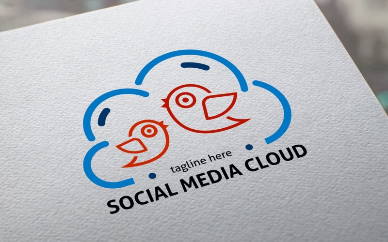Download Шаблон логотипа "Social Media Cloud Logo Template" / Social Media Cloud Logo Template - Шаблон логотипа на тему графика business,character,community,consulting,desk,embed,hand,hands,human,identity,letter,logo,media,meet,meeting,modern,people,service,shake,social