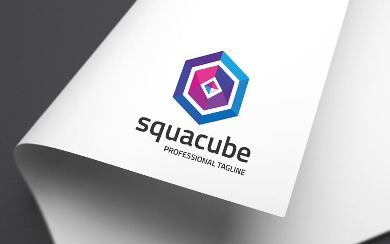 Download Шаблон логотипа "Square Cube Logo Template" / Square Cube Logo Template - Шаблон логотипа на тему графика abstract,agency,arrow,box,brainstorm,brand,branding,consultant,consulting,corporate,creative,cube,dimension,firm,hexagon,hexagonal,investment,it,media,modern