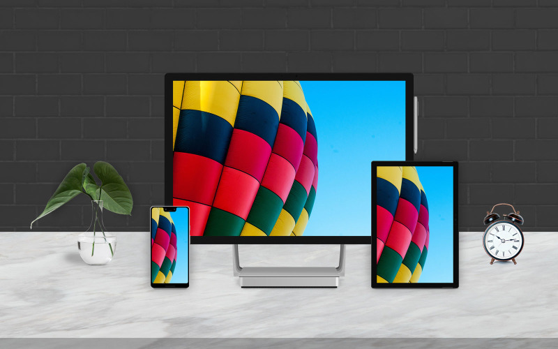 Download Мокап для продукта "Responsive product mockup" / Responsive product mockup - Мокап для продукта на тему графика responsive,mockups,website,graphic,presentations,web,app,application,mockup,psd,presentation,promotions,screen,template,templates