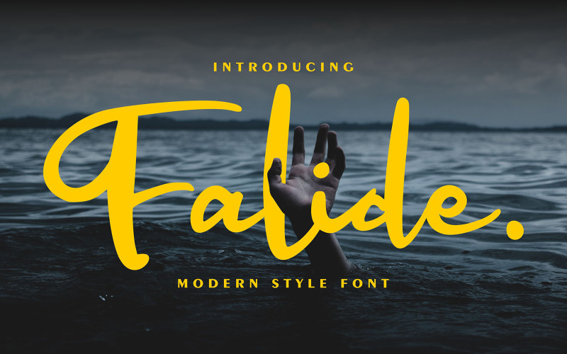 Falide | Police de style moderne