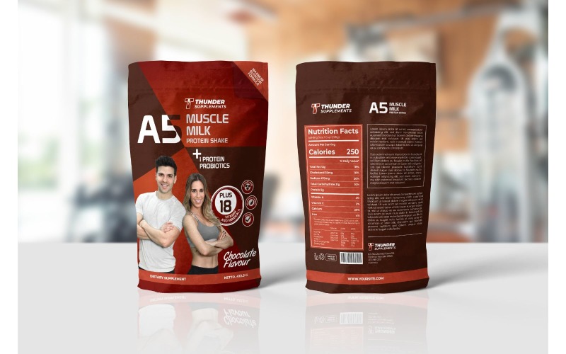 Download Фирменный стиль "Packaging  Muscle Milk - Corporate Identity Template" / Packaging  Muscle Milk - Corporate Identity Template - Фирменный стиль на тему графика adobe illustration,adobe photoshop,advertising,bag,brand,business,cup,mockup,package,packaging,plastic,product,retail,shop,snack,template