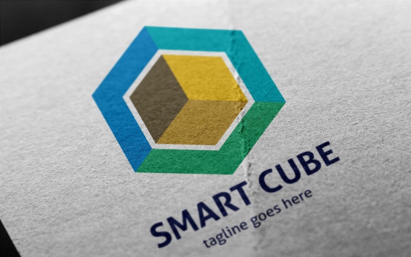 Download Шаблон логотипа "Smart Cube Logo Template" / Smart Cube Logo Template - Шаблон логотипа на тему графика agency,colorful,cube logo,cube technology,digital cube,digital logo,hexagonal,internet,media,modern,multimedia,smart cube,studio,triangle,web