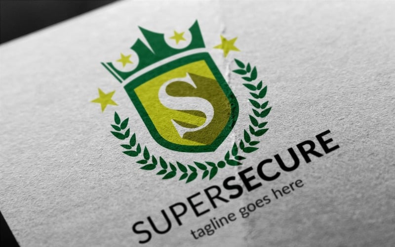 Download Шаблон логотипа "Super Secure Logo Template" / Super Secure Logo Template - Шаблон логотипа на тему графика anti,business,club,company,creative,design,fight,game,gladiator,guard,health,professional,s letter,solution,secure,secure logo,security,shield,shield logo,spartan