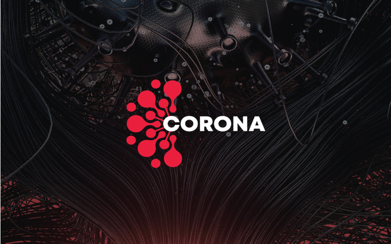 Coronavirus | Modello di logo Covid-19