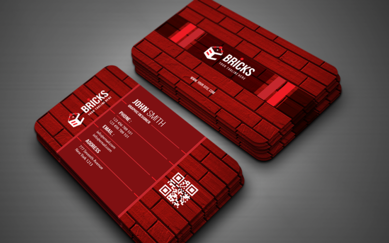 Bricks Business card - Шаблон фирменного стиля