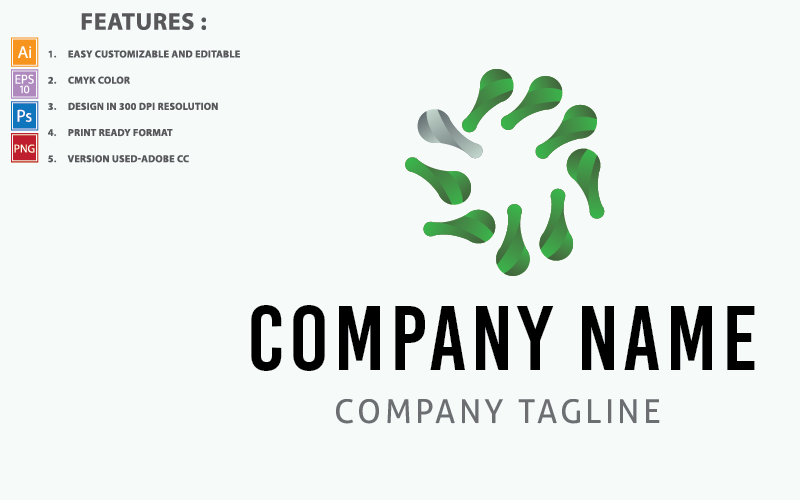 Download Шаблон логотипа "Creative Circuit Icon Software Design Logo Template" / Creative Circuit Icon Software Design Logo Template - Шаблон логотипа на тему графика geometric,swirl,round,business,vector,company,icon,circle,software,symbol,technology,connection,logo,corporate,abstract,digital,modern,tech,graphic,computer