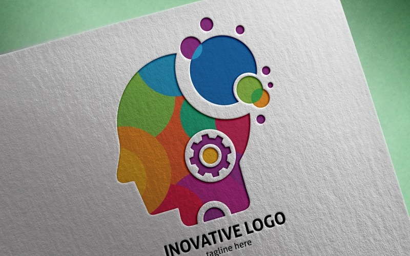 Download Шаблон логотипа "Inovative Logo Template" / Inovative Logo Template - Шаблон логотипа на тему графика artificial,brainstorm,bright,business,colorful,consultant,consulting,creation,creative,creativity,data,development,dots,engineer,entertainment,head,human,humanoid,idea,intelligence