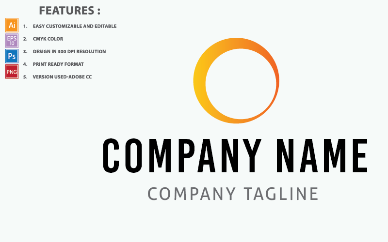 Download Шаблон логотипа "Orange Color Circle IT Company Vector Design Logo Template" / Orange Color Circle IT Company Vector Design Logo Template - Шаблон логотипа на тему графика geometric,swirl,round,business,vector,company,icon,circle,software,symbol,technology,connection,logo,corporate,abstract,digital,modern,tech,graphic,computer