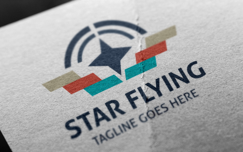 Download Шаблон логотипа "Star Flying Logo Template" / Star Flying Logo Template - Шаблон логотипа на тему графика air,airplane,corporate,design,flight,fly,holiday,identity,logo,modern,plane,star,stocklogo,template,tour,tourist travel,trip,vacation,vector,web