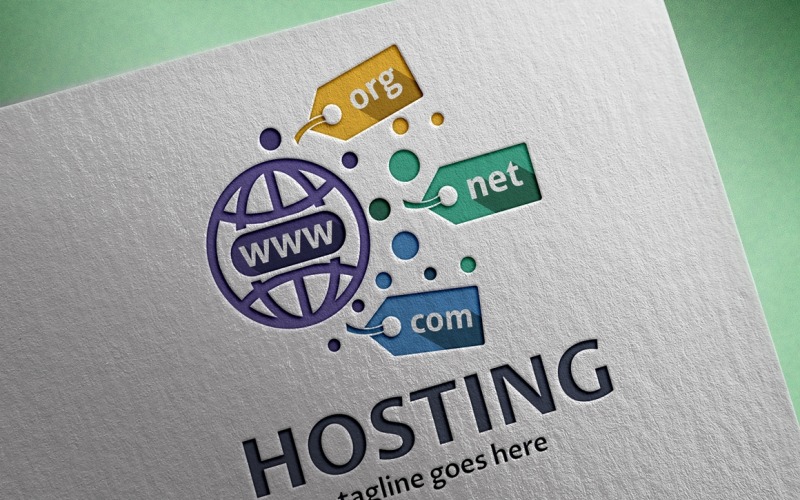 Szablon logo hostingu