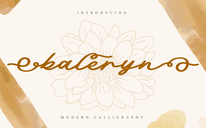 Baleryn | Font calligrafia moderna
