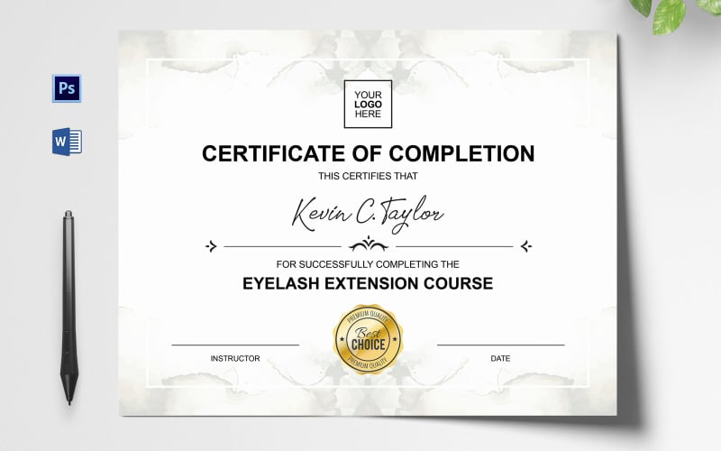 Download Шаблон сертификата "Eyelash Extension Certificate Template" / Eyelash Extension Certificate Template - Шаблон сертификата на тему графика certificate,diploma,custom certificate,custom diploma,graduation,school certificate,school diploma,certificate template,diploma template,editable certificate    diploma,customized diploma,dip