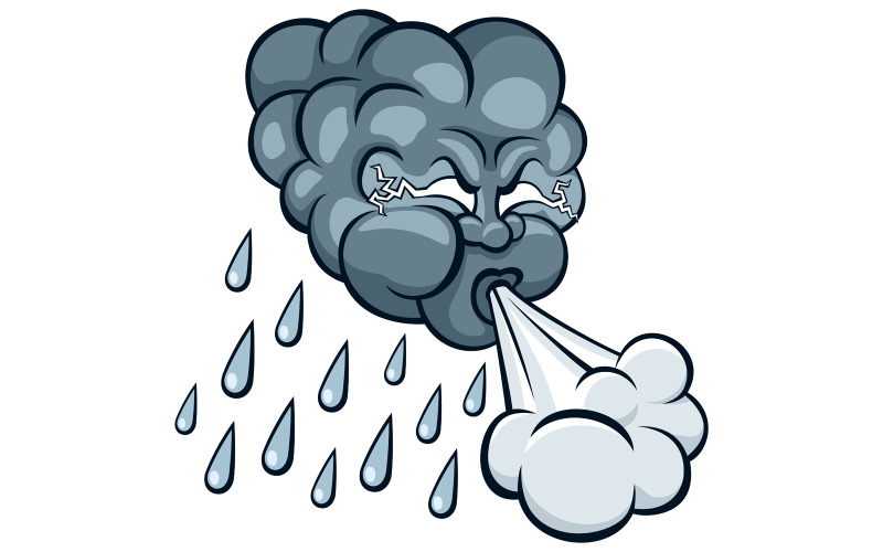 Stormmoln - Illustration