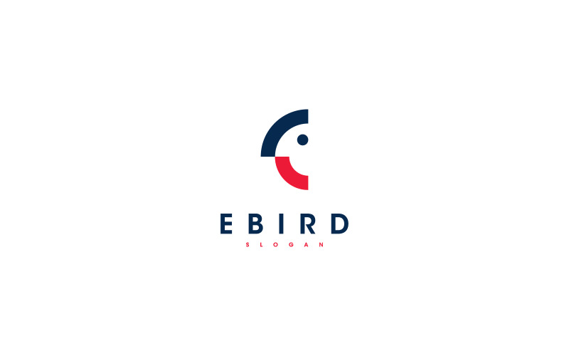 Download Шаблон логотипа "Bird Logo Template" / Bird Logo Template - Шаблон логотипа на тему графика bird logo,e logo,letter logo,fly,nature,app logo,abstract,modern