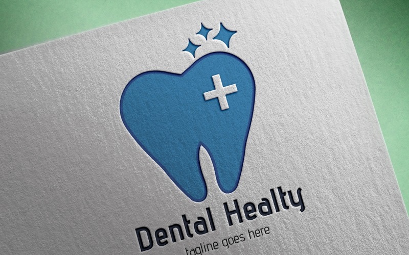 Download Шаблон логотипа "Dental Healty Logo Template" / Dental Healty Logo Template - Шаблон логотипа на тему графика blue,dental,dentistry,health,logo,medical,tooth,vector,brand,clinic,dent,dentist,financial,growth,healthy,human,leaf,life,medic,nurse