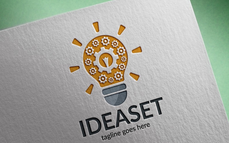 Download Шаблон логотипа "Ideaset Logo Template" / Ideaset Logo Template - Шаблон логотипа на тему графика brain,brainstorm,bold,bulb,business,corporate,creative,design,designer,developer,fresh,idea,light,logo,logotype,mind,studio,think,thinking,thought