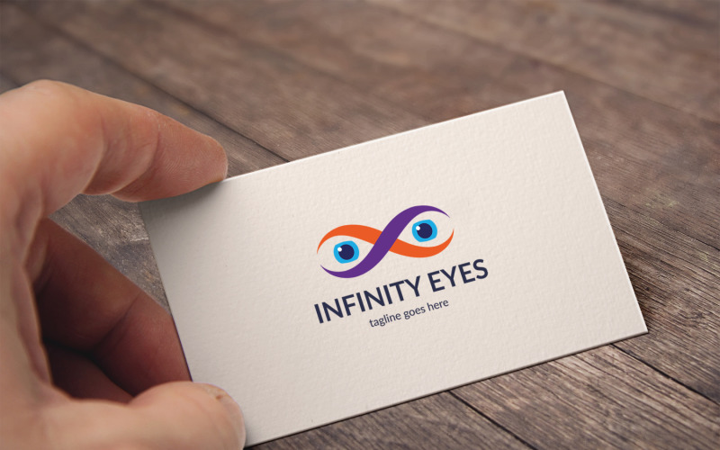 Infinity Eyes Logo Vorlage