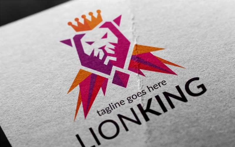 Download Шаблон логотипа "Lion King Logo Template" / Lion King Logo Template - Шаблон логотипа на тему графика animal,guard,head,identity,king,lion,marketing,power,powerful,royal,security,shield,software,sport,strength,strong,web,wild