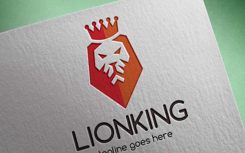Lion King logotyp mall